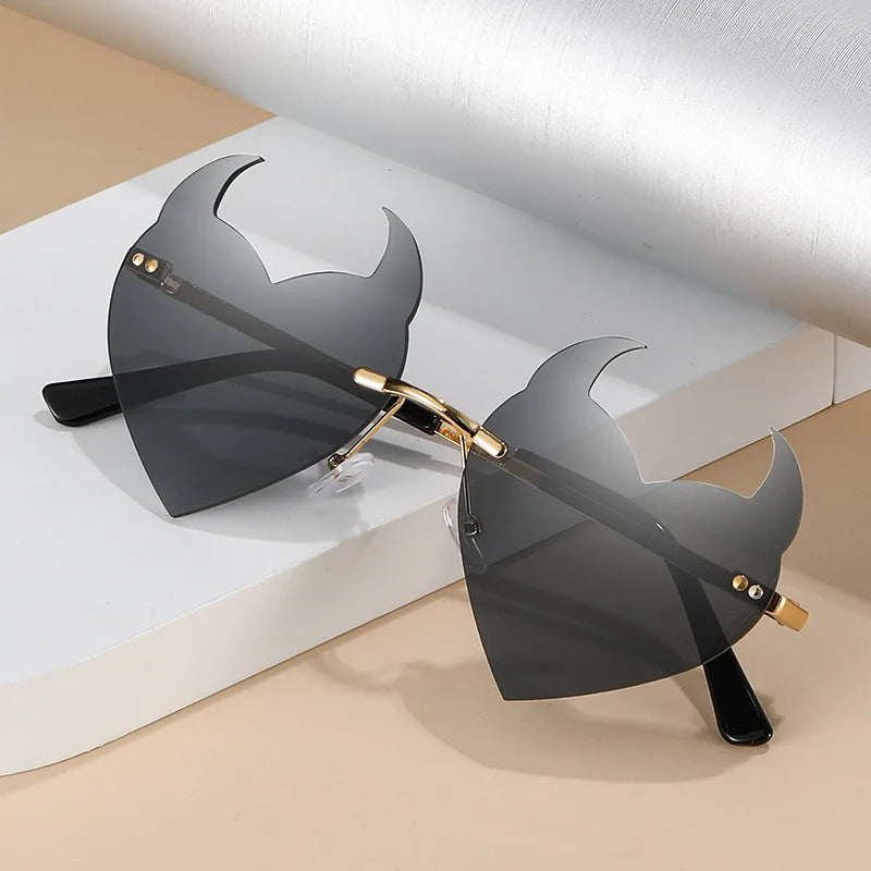 Edgy Devil Ear Heart Shades
