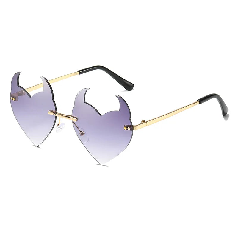 Edgy Devil Ear Heart Shades
